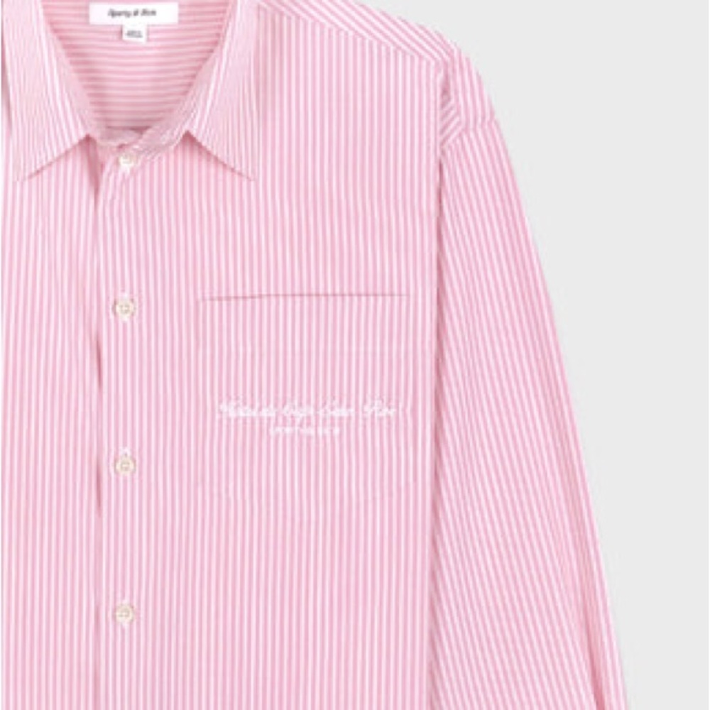 SPORTY & RICH x Hotel Du Cap Eden Roc Eden Script Oversized Shirt